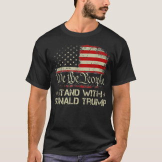 T-shirt Nous, Le Peuple, Sommes Avec Donald Trump 2024