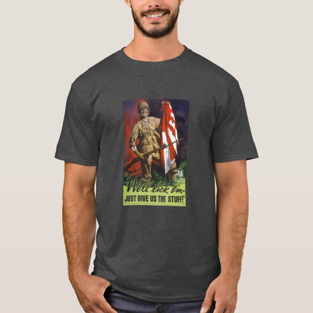 T-shirt Nous lécherons l'em nous donnons juste la (Devant)