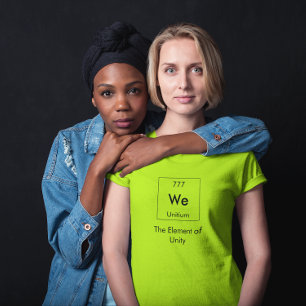 T-shirt Nous, l'élément de l'unité Tie Dye Shirt