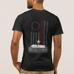 T-SHIRT NOUS, LES GENS, NOUS AVONS BETSY ROSS REDLINE POUR