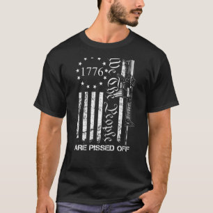 T-shirt Nous, Les Gens, Sommes Fâchés Des Droits Des Armes