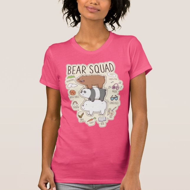 T-shirt Nous les ours nus - Journal des équipes d'ours (Devant)