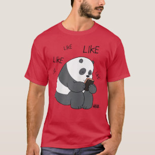 T-shirt Nous les ours Panda Like Like Like ami