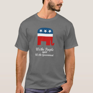 T-shirt Nous les personnes pas nous le gouvernement