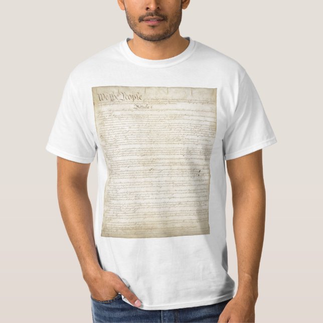 T-shirt Nous les personnes - renversez le gouvernement (Devant)