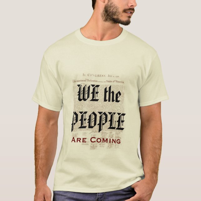 T-shirt Nous les personnes sommes prochaine élection (Devant)