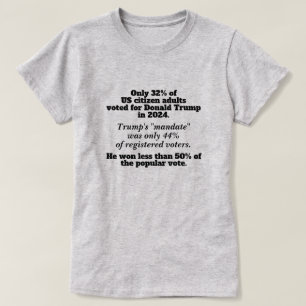 T-shirt Nous les surpassons en nombre No Kings Anti-Trump