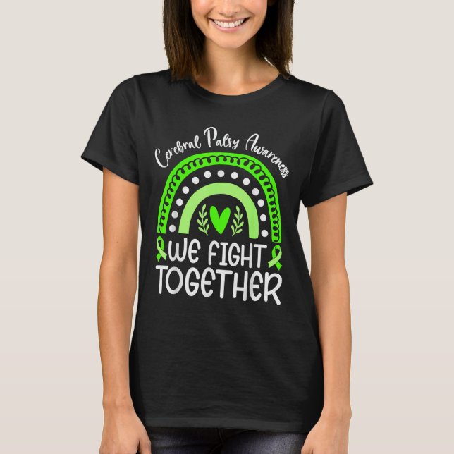 T-shirt Nous Luttons Ensemble _ Sensibilisation à la Paral (Devant)