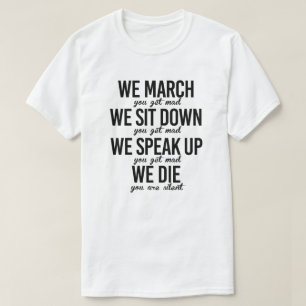 T-shirt Nous marchons Nous nous asseyons Nous parlons