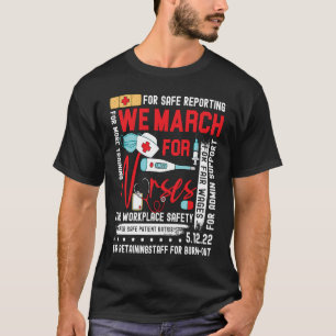 T-shirt Nous Marchons Pour Infirmières Million Infirmières