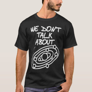 T-shirt Nous ne parlons pas de PLUTO Retro Planet Designs