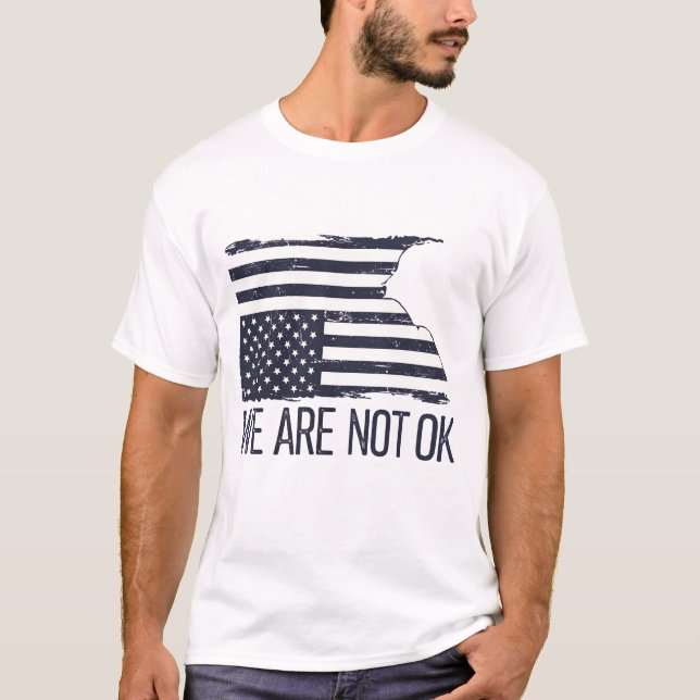 T-shirt Nous Ne Sommes Pas D'Accord (Devant)