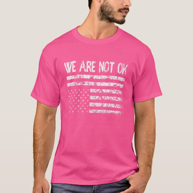 T-shirt Nous Ne Sommes Pas D'Accord À L'Inverse Indicateur (Devant)