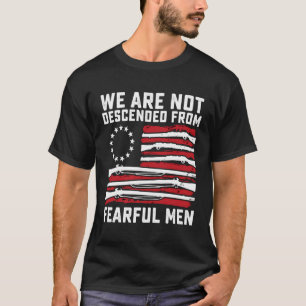 T-shirt Nous Ne Sommes Pas Descendus Des Hommes Effrayants