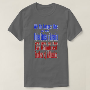 T-shirt Nous ne vivons plus aux États-Unis d'Amérique