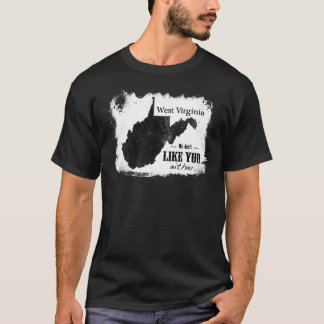 T-shirt Nous ne vous aimons pas L'un ou l'autre-Noirs