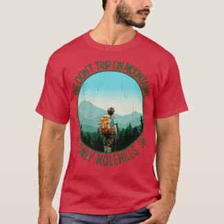 T-shirt Nous ne voyageons pas en montagne seulement Molehi