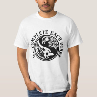 T-SHIRT NOUS NOUS COMPLÈTONS LES UNS LES AUTRES LOUP ET EA