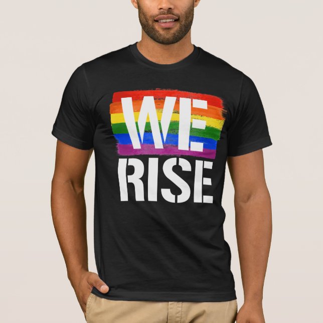 T-shirt Nous nous élevons avec fierté (Devant)