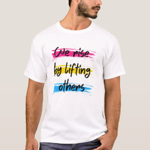 T-shirt Nous nous levons en levant d'autres