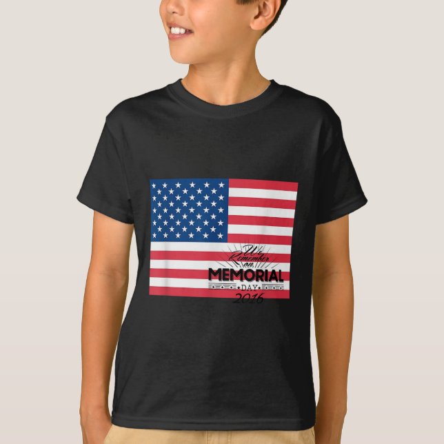 T-shirt Nous nous souvenons T Chemise _ Jour commémoratif  (Devant)