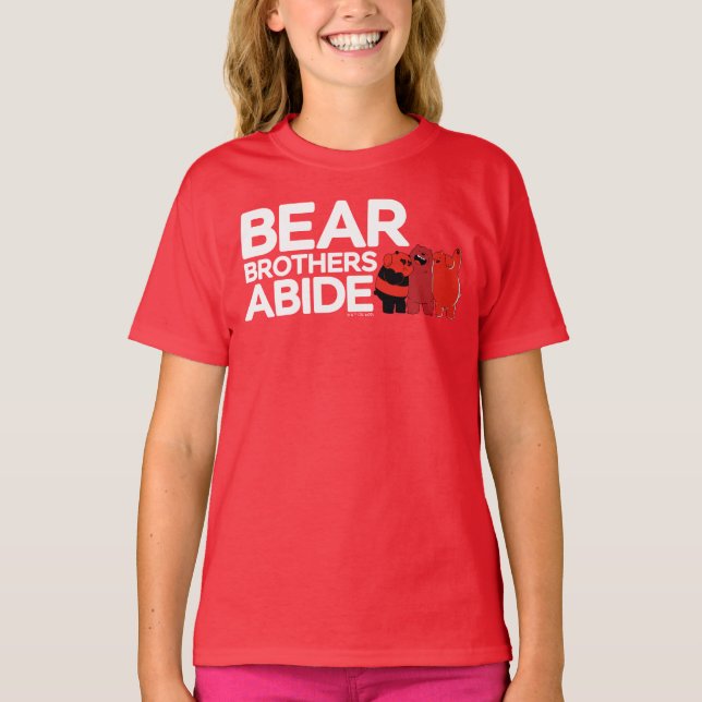 T-shirt Nous Ours nu - Ours Frères Abide (Devant)