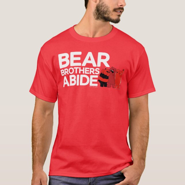 T-shirt Nous Ours nu - Ours Frères Abide (Devant)