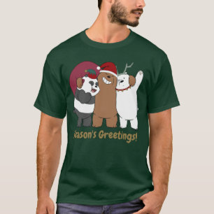 T-shirt Nous Ours Nus - Bonnes Fêtes