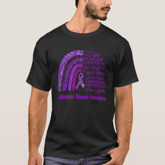 T-shirt Nous Portons Avec Purple Pour L'Autoimmunité Malad