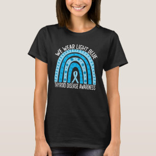 T-shirt Nous portons du bleu clair pour la sensibilisation