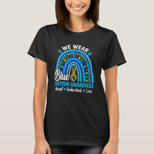 T-shirt Nous Portons Du Bleu Pour La Sensibilisation sur l