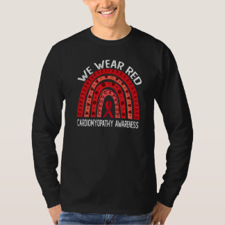T-shirt Nous portons du rouge pour la sensibilisation à la