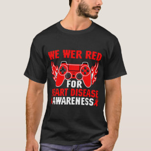 T-shirt Nous portons du rouge pour les enfants gamers sens