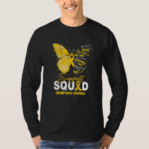 T-shirt Nous portons le papillon jaune pour soutenir l'end