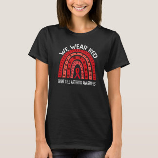 T-shirt Nous Portons Le Rouge Pour La Sensibilisation À L'