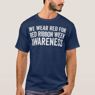 T-shirt Nous portons le rouge pour la sensibilisation à la