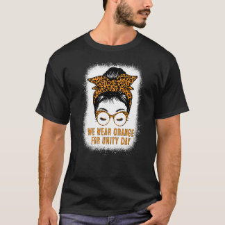 T-shirt Nous Portons L'Orange Pour La Journée De L'Unité N