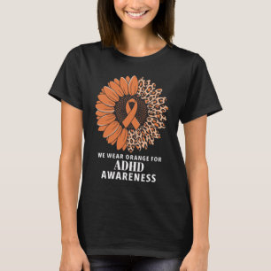 T-shirt Nous Portons Orange Pour La Sensibilisation Au TDA