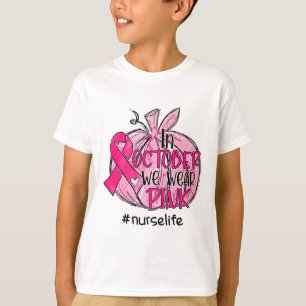 T-shirt Nous Portons Une Infirmière De Sensibilisation Au