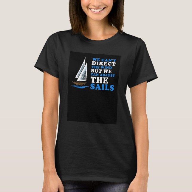 T-shirt Nous Pouvons Ajuster Les Sails Cool Retro Sailor D (Devant)