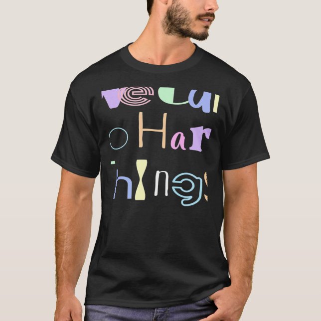 T-shirt Nous pouvons faire des choses difficiles 4 (Devant)