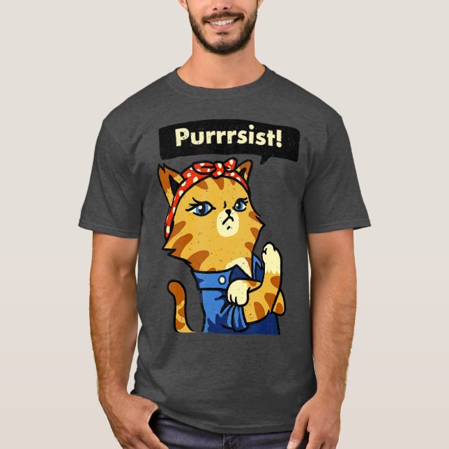 T-shirt Nous pouvons le faire Amoureux des chats femmes ma (Devant)