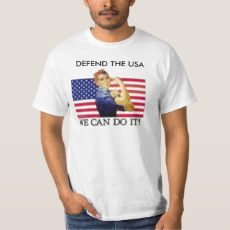 T-shirt nous pouvons le faire, DÉFENDONS LES Etats-Unis