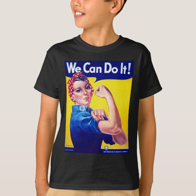 T-shirt Nous pouvons le faire Rosie le Riveter (Devant)