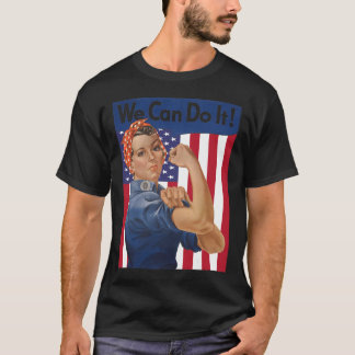 T-shirt Nous Pouvons Le Faire Rosie Riveter Feminist Usa D