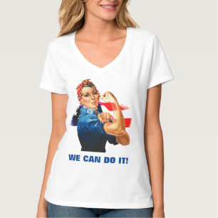 T-shirt Nous pouvons le faire Rosie Riveter Women Power US