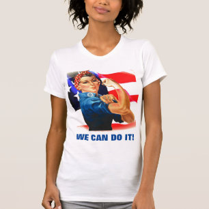 T-shirt Nous pouvons le faire Rosie Riveter Women Power US