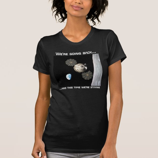 T-shirt Nous retournons à la lune (Devant)