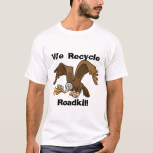 T-shirt Nous réutilisons l'animal tué sur une route