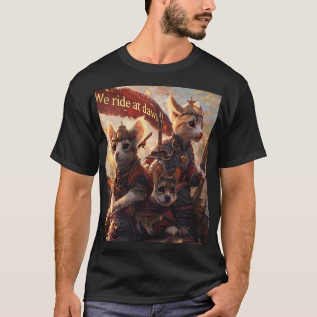 T-shirt Nous roulons à Dawn-Warrior Cats Art numérique (Devant)